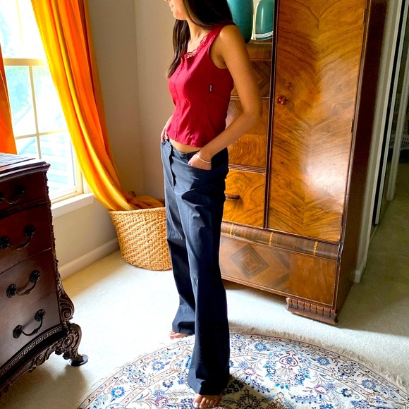 High rise wide leg pants - Picture 3 of 5